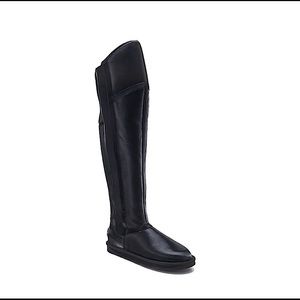 New!!!! ❤️Australian Luxe black satin Nerio tall sheepskin  over the knee boot!